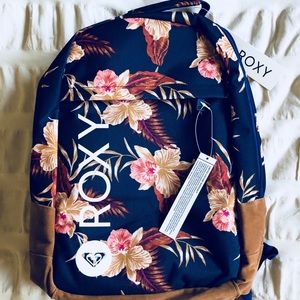 Brand new ROXY Hawaiian Navy backpack